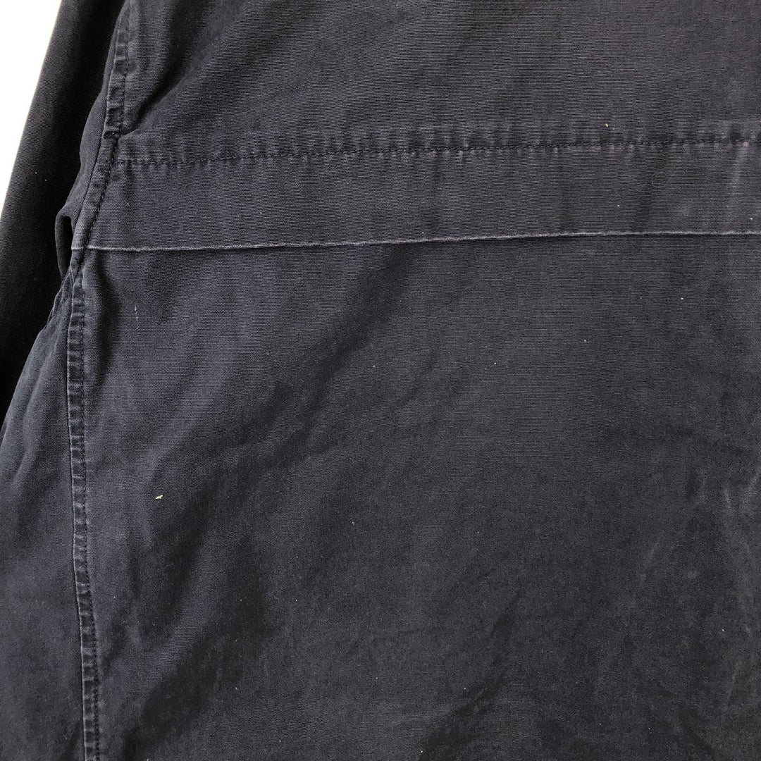 Eddie Bauer Cotton Jacket, Men's Size L cotton navy blue type Vintage Second Hand