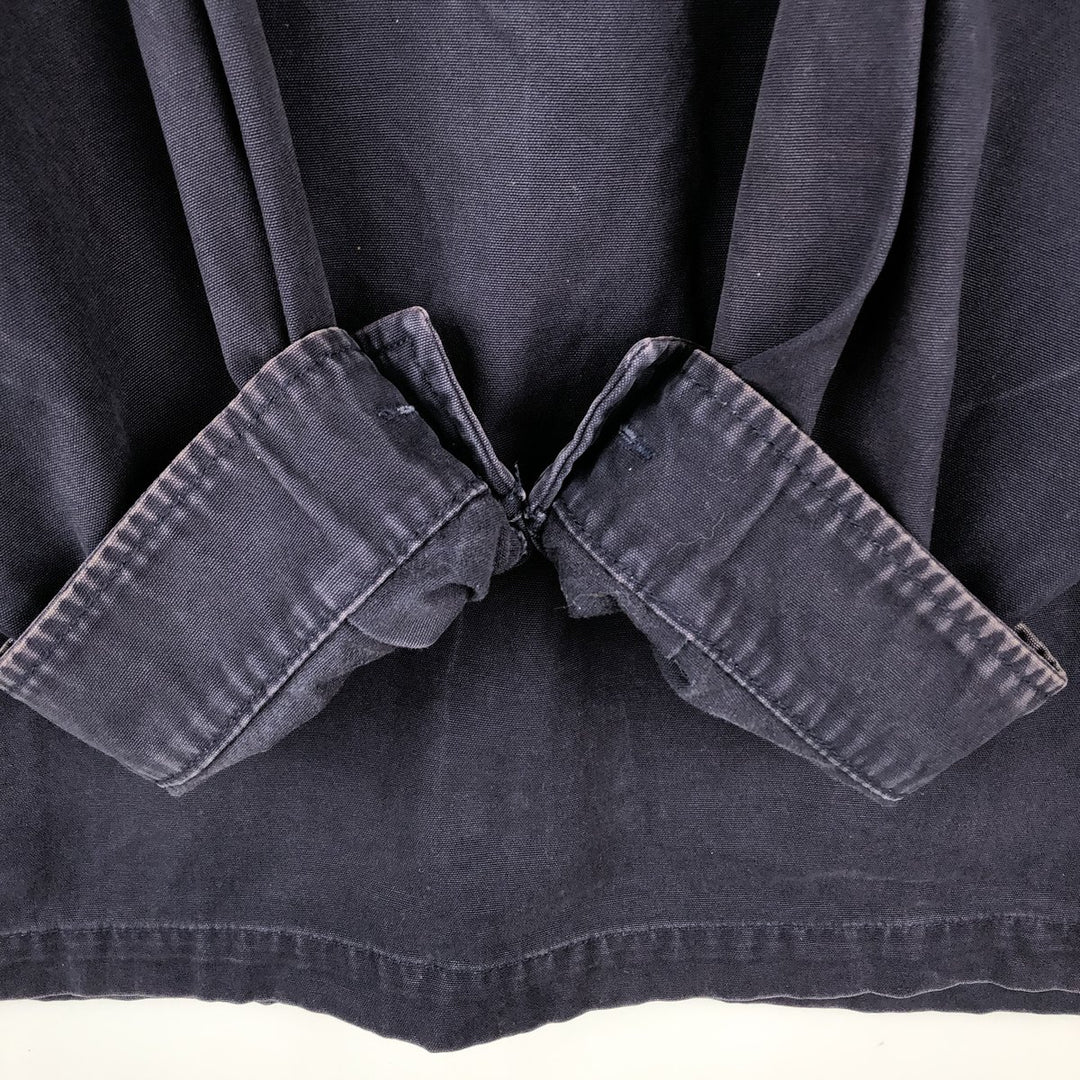 Eddie Bauer Cotton Jacket, Men's Size L cotton navy blue type Vintage Second Hand