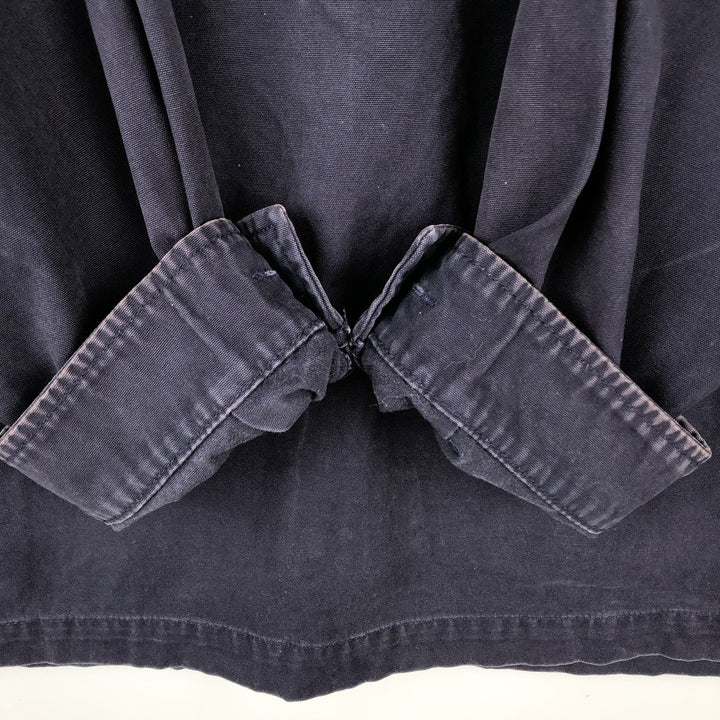 Eddie Bauer Cotton Jacket, Men's Size L cotton navy blue type Vintage Second Hand