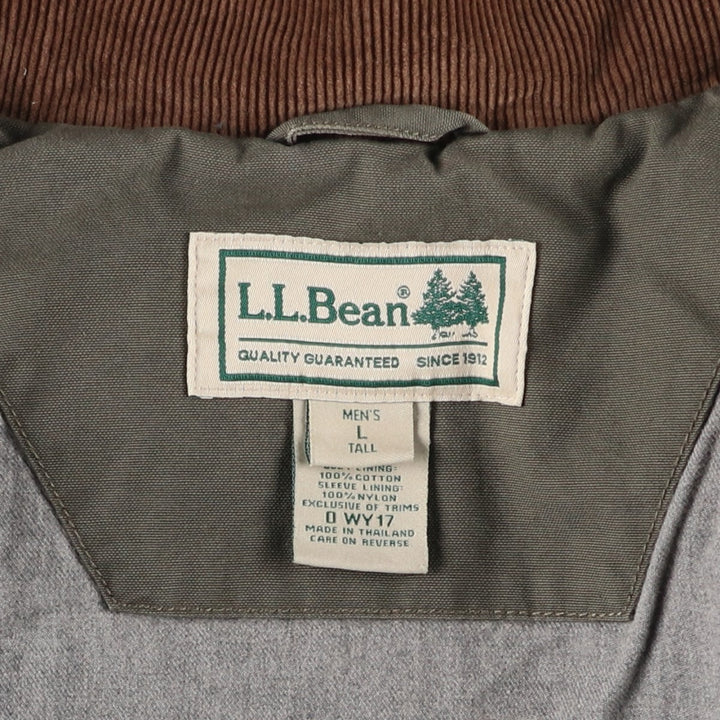 90s-00'S LLBean Hunting Jacket, Men's Size L cotton Khaki type Vintage Second Hand