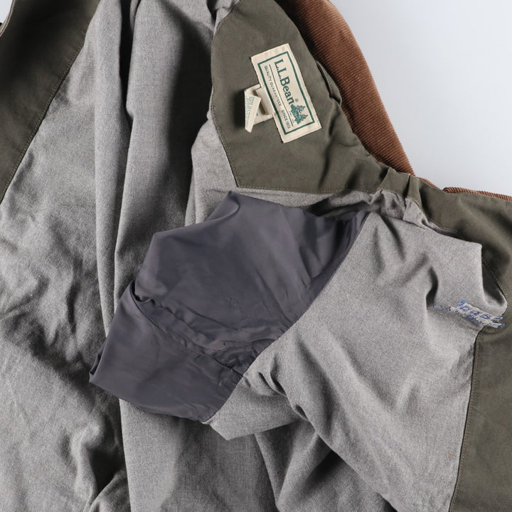 90s-00'S LLBean Hunting Jacket, Men's Size L cotton Khaki type Vintage Second Hand