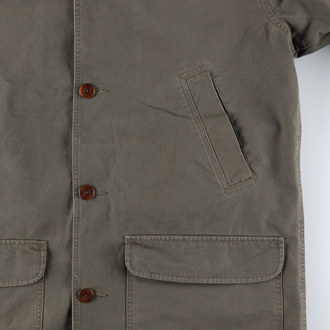 90s-00'S LLBean Hunting Jacket, Men's Size L cotton Khaki type Vintage Second Hand