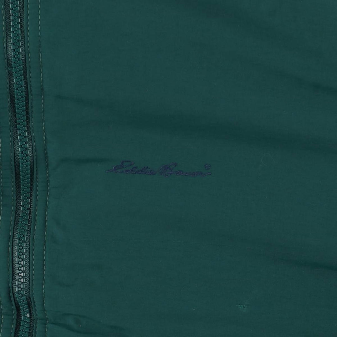 Vintage 80s-90'S Eddie Bauer WINDFOIL padded puffer jacket, Made in USA, Men's Medium Nylon green type Vintage Second Hand
