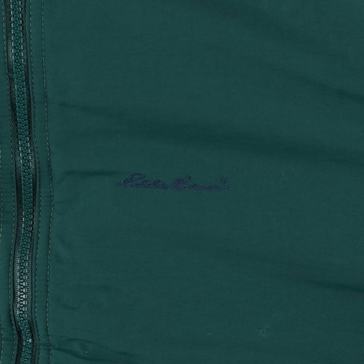 Vintage 80s-90'S Eddie Bauer WINDFOIL padded puffer jacket, Made in USA, Men's Medium Nylon green type Vintage Second Hand