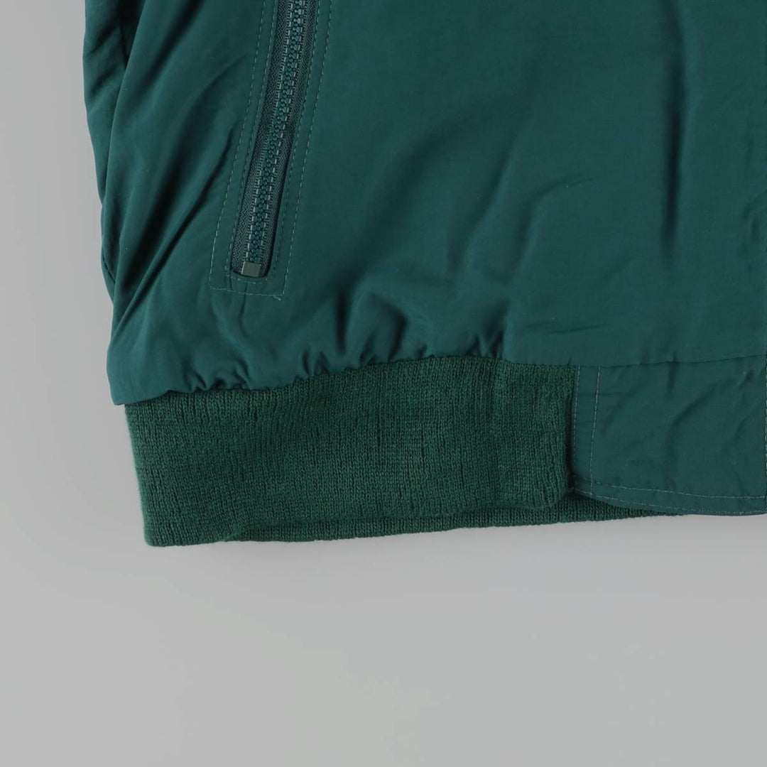 Vintage 80s-90'S Eddie Bauer WINDFOIL padded puffer jacket, Made in USA, Men's Medium Nylon green type Vintage Second Hand