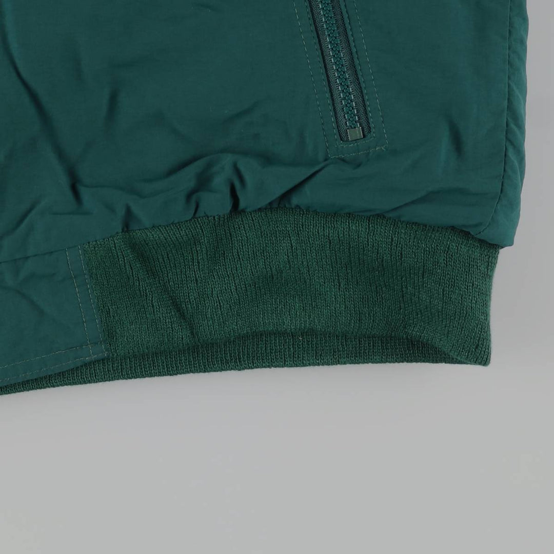 Vintage 80s-90'S Eddie Bauer WINDFOIL padded puffer jacket, Made in USA, Men's Medium Nylon green type Vintage Second Hand