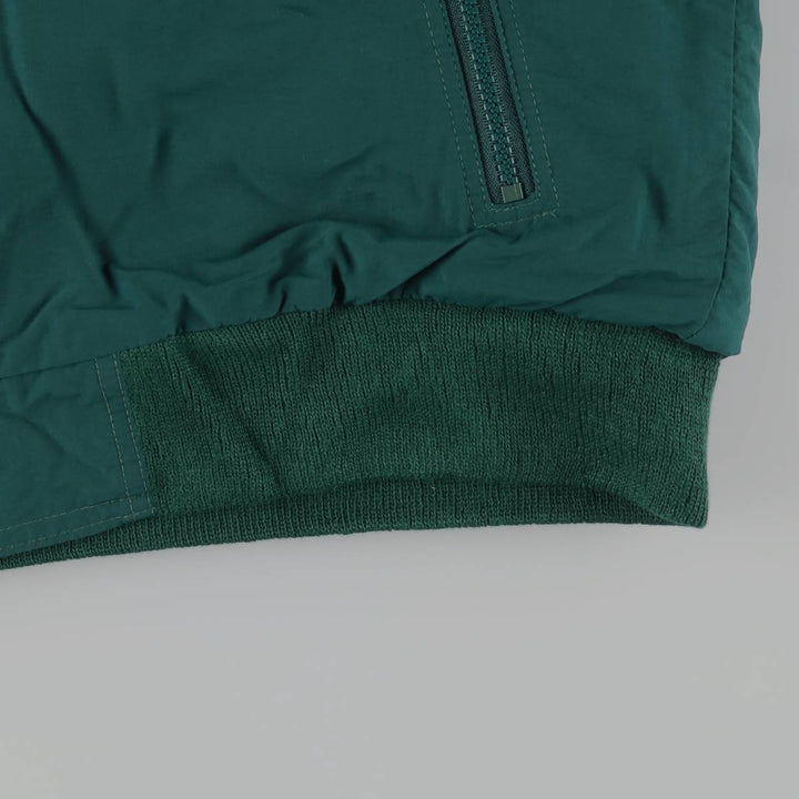 Vintage 80s-90'S Eddie Bauer WINDFOIL padded puffer jacket, Made in USA, Men's Medium Nylon green type Vintage Second Hand