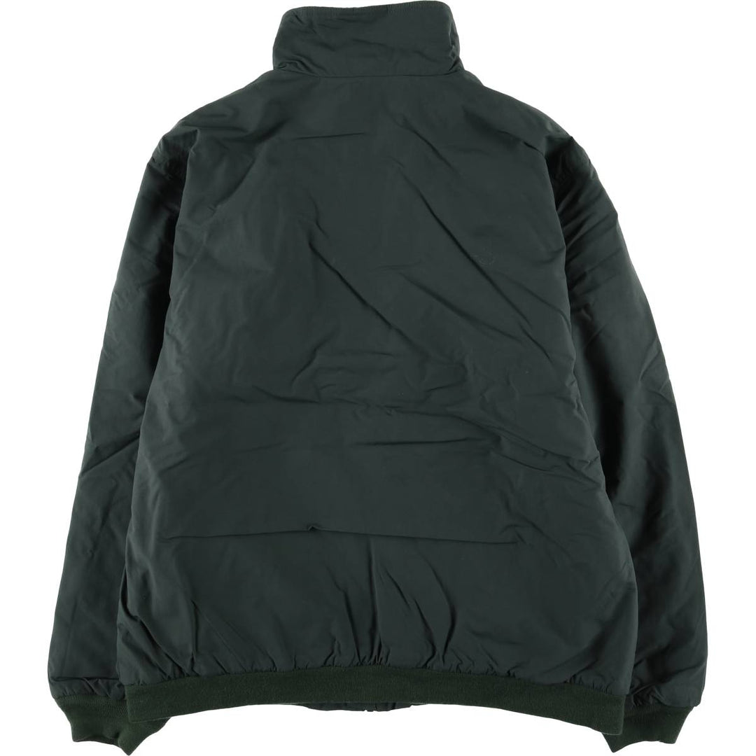 90s-00'S LLBean Padded Puffer Jacket, Men's Size XL Nylon Green type dark green Vintage Second Hand