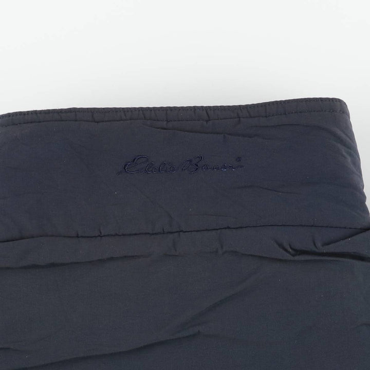 Eddie Bauer padded puffer jacket, men's size L Nylon navy blue type Vintage Second Hand