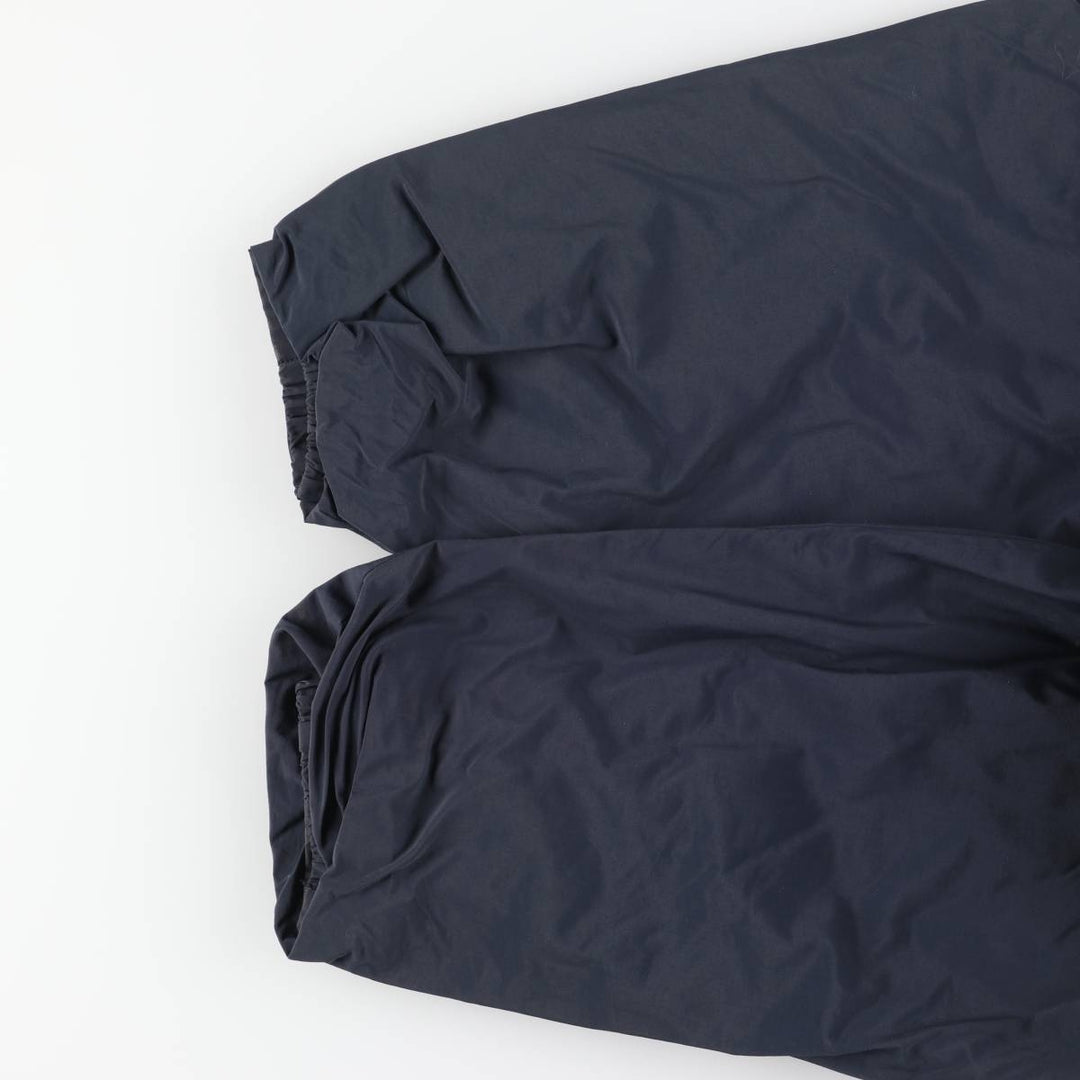 Eddie Bauer padded puffer jacket, men's size L Nylon navy blue type Vintage Second Hand