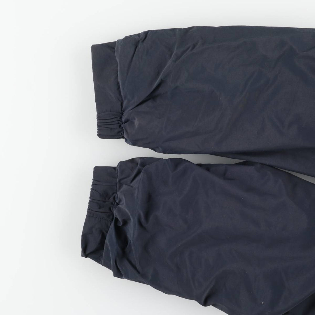 Eddie Bauer padded puffer jacket, men's size L Nylon navy blue type Vintage Second Hand