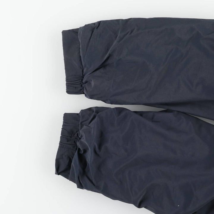 Eddie Bauer padded puffer jacket, men's size L Nylon navy blue type Vintage Second Hand