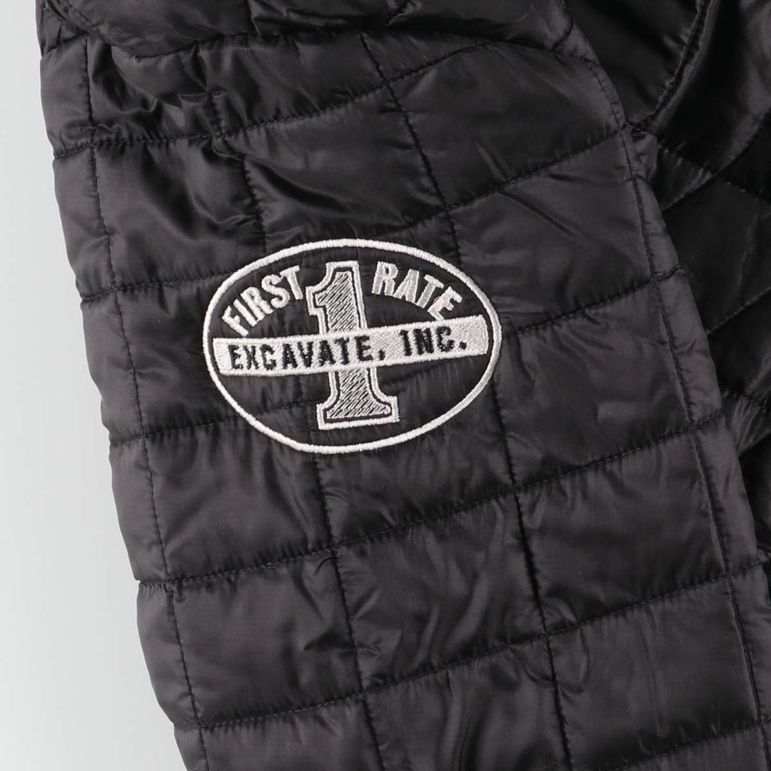 The North Face Men's Padded Puffer Jacket, Size XL Nylon black type Vintage Second Hand