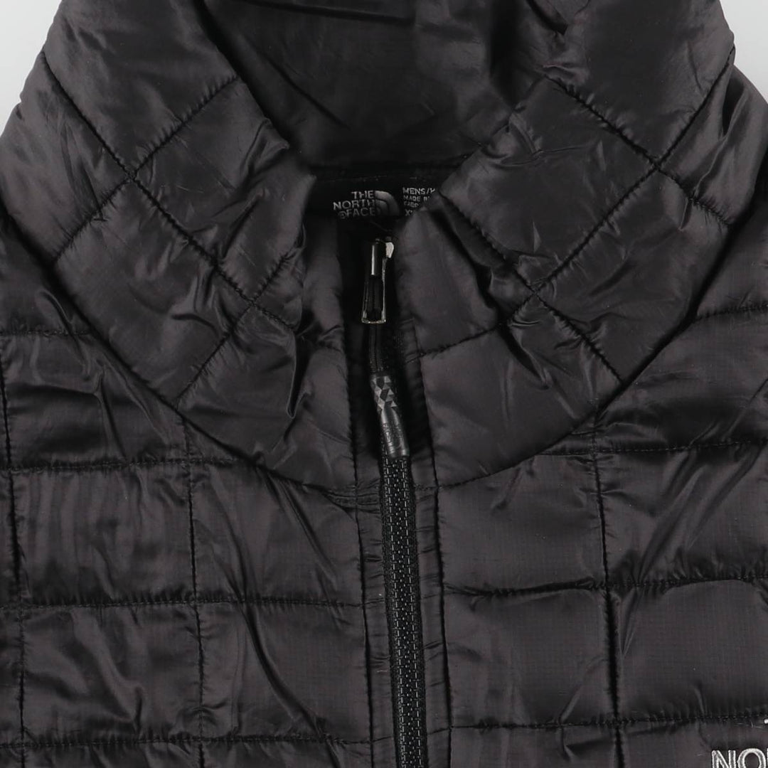 The North Face Men's Padded Puffer Jacket, Size XL Nylon black type Vintage Second Hand