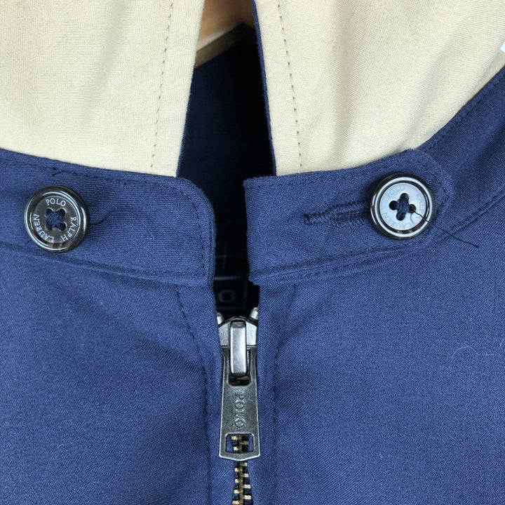 Ralph Lauren POLO by Ralph Lauren Swing Top Sports Jacket Men's L size polyester navy blue type Vintage Second Hand