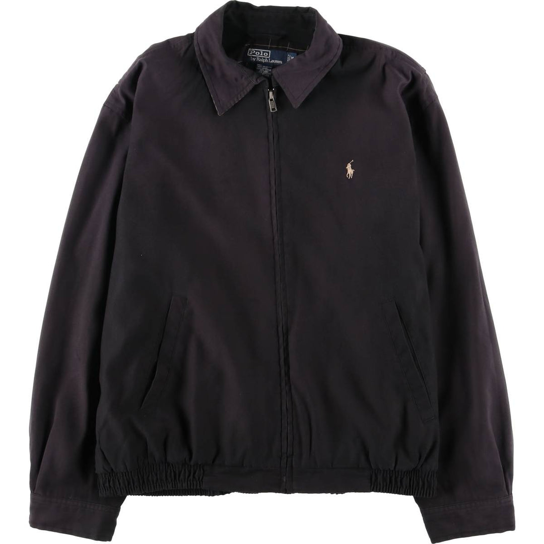 Ralph Lauren POLO by Ralph Lauren Swing Top Sports Jacket Men's M polyester black type Vintage Second Hand