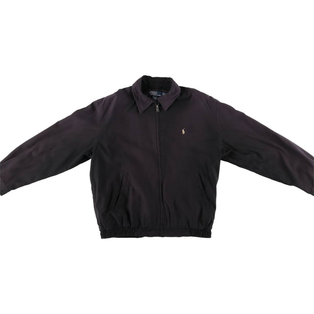 Ralph Lauren POLO by Ralph Lauren Swing Top Sports Jacket Men's M polyester black type Vintage Second Hand