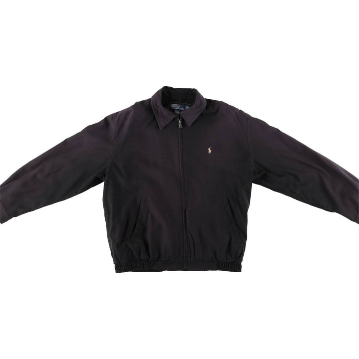 Ralph Lauren POLO by Ralph Lauren Swing Top Sports Jacket Men's M polyester black type Vintage Second Hand