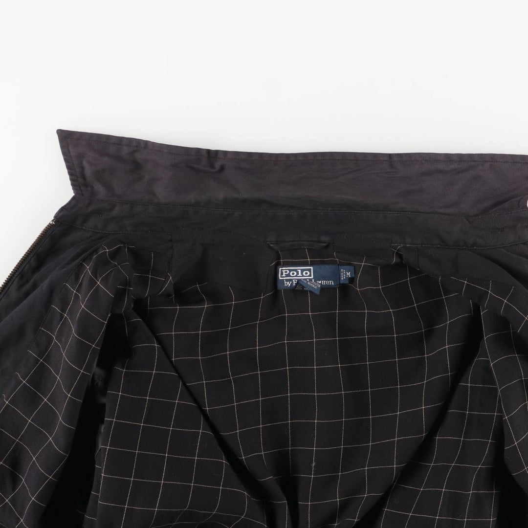 Ralph Lauren POLO by Ralph Lauren Swing Top Sports Jacket Men's M polyester black type Vintage Second Hand
