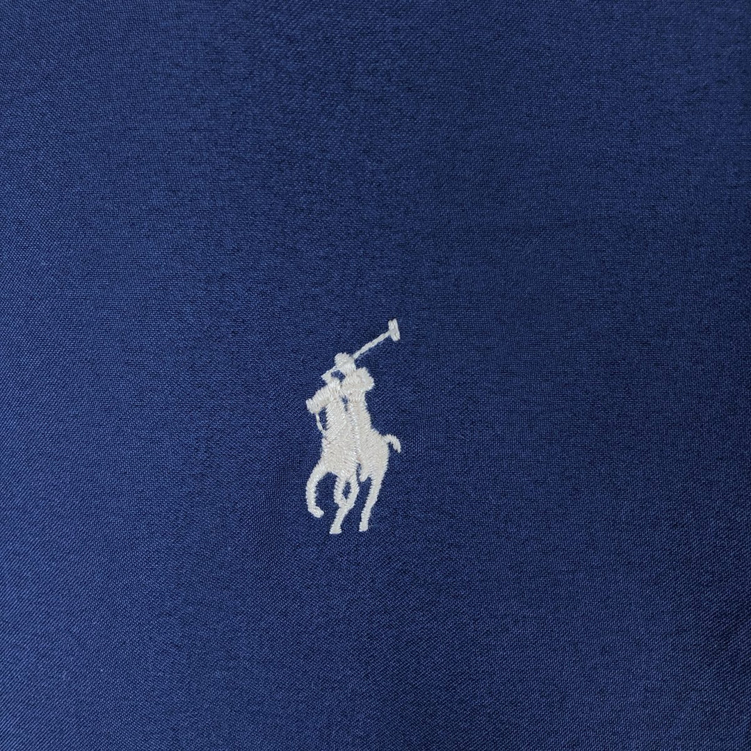 Ralph Lauren POLO RALPH LAUREN Swing Top Sports Jacket Men's XXL polyester navy blue type Vintage Second Hand