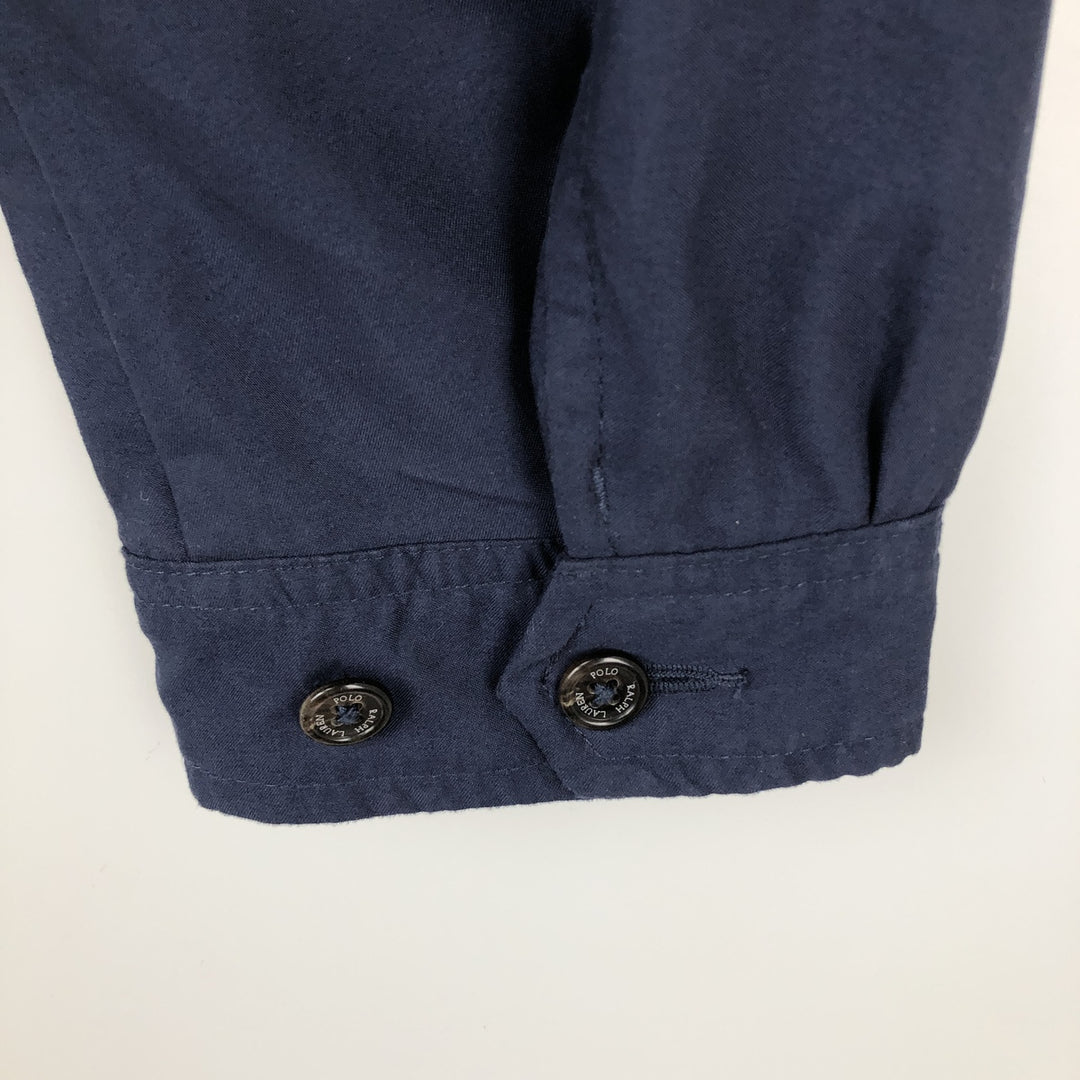 Ralph Lauren POLO RALPH LAUREN Swing Top Sports Jacket Men's XXL polyester navy blue type Vintage Second Hand