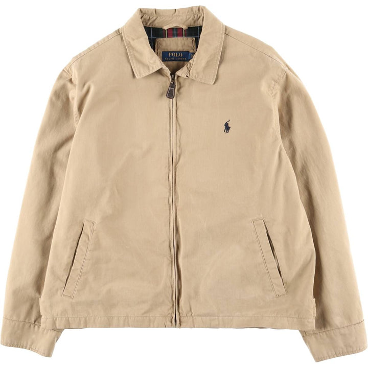 Ralph Lauren POLO RALPH LAUREN Swing Top Sports Jacket Men's XL cotton Beige type Vintage Second Hand