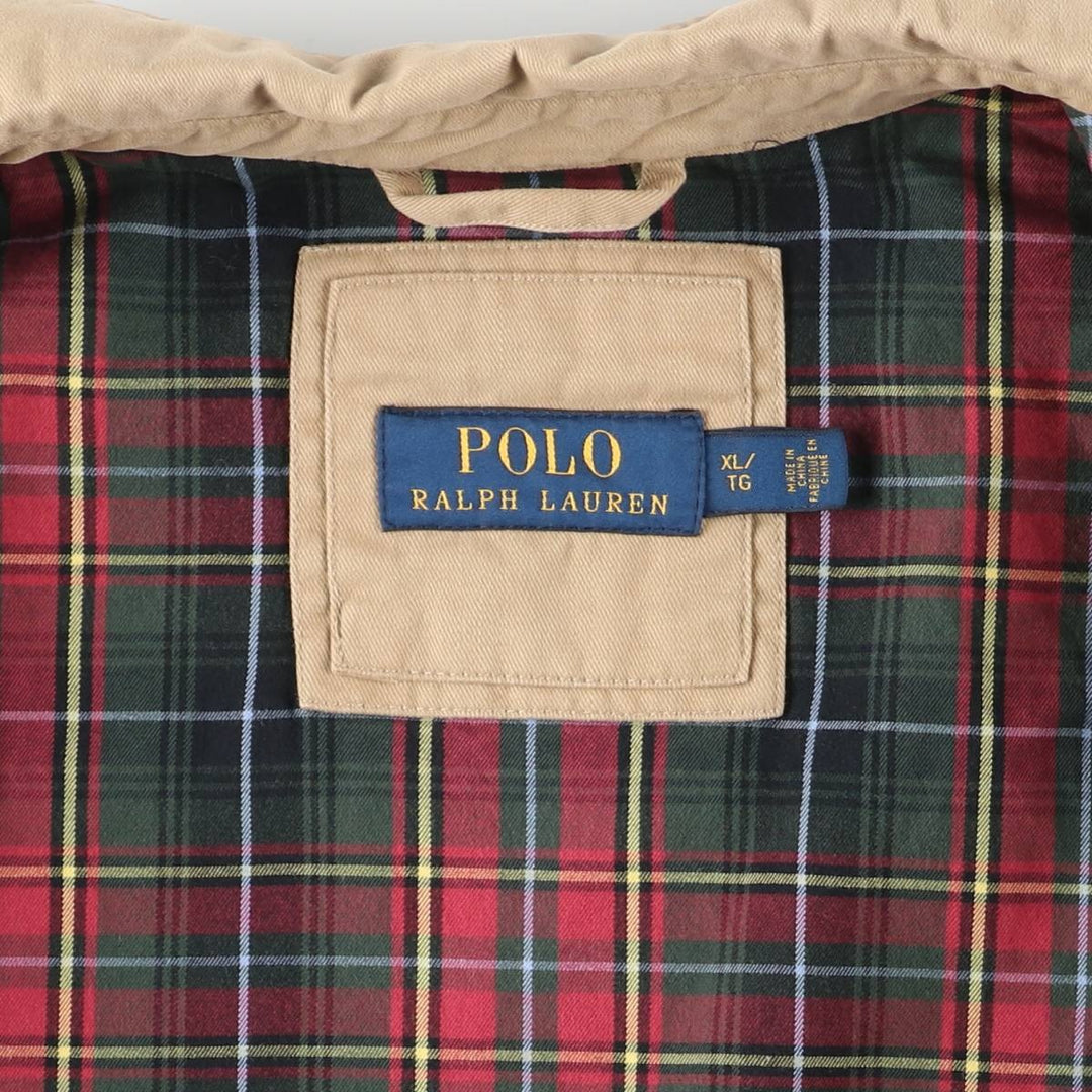Ralph Lauren POLO RALPH LAUREN Swing Top Sports Jacket Men's XL cotton Beige type Vintage Second Hand