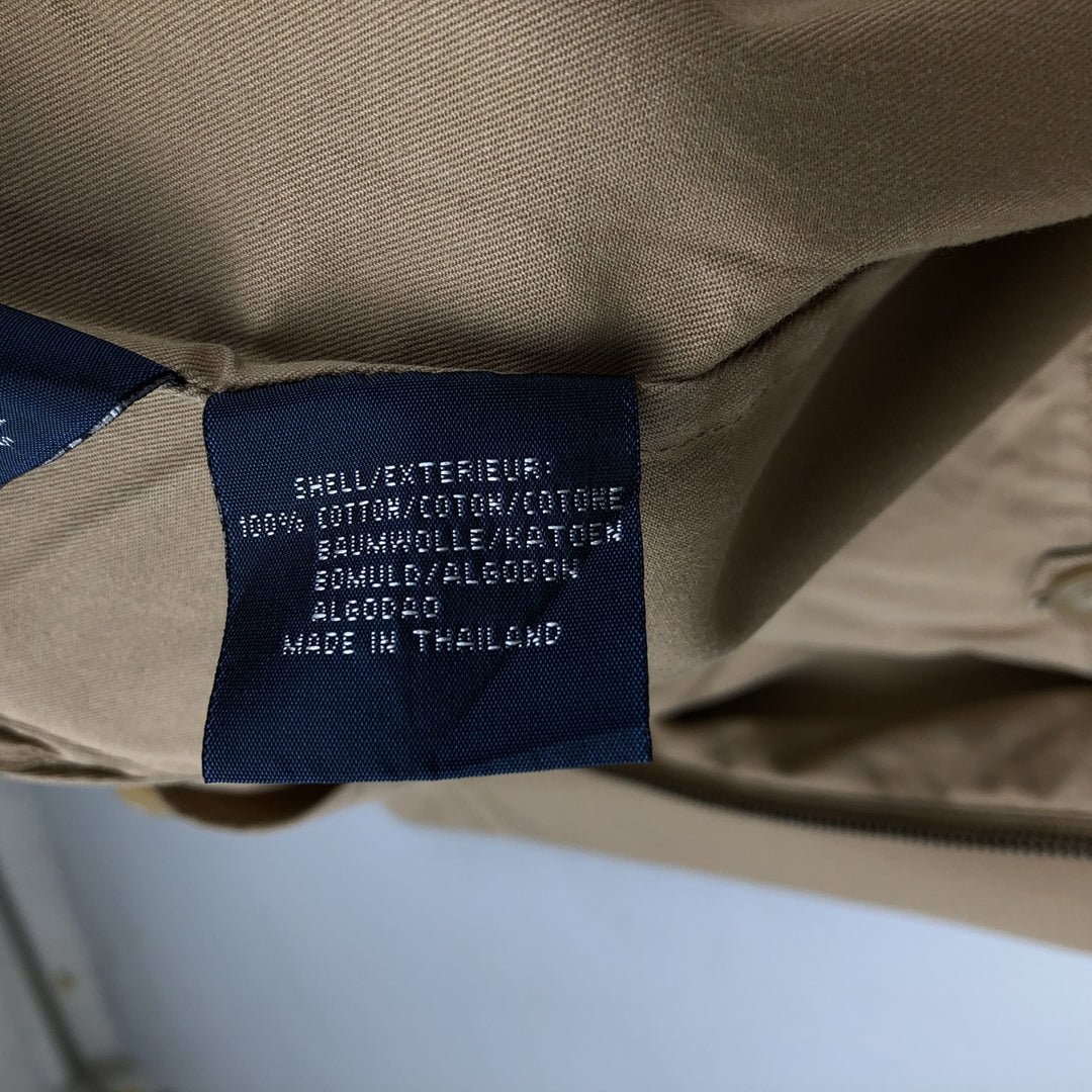 Ralph Lauren POLO by Ralph Lauren Swing Top Sports Jacket Men's XL cotton beige type brown Vintage Second Hand