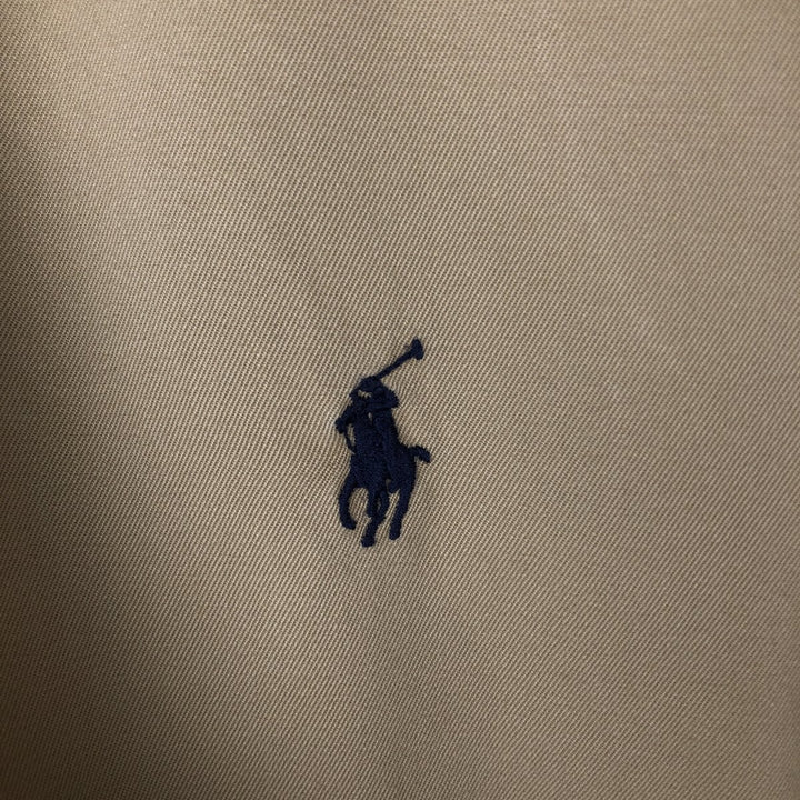 Ralph Lauren POLO by Ralph Lauren Swing Top Sports Jacket Men's XL cotton beige type brown Vintage Second Hand