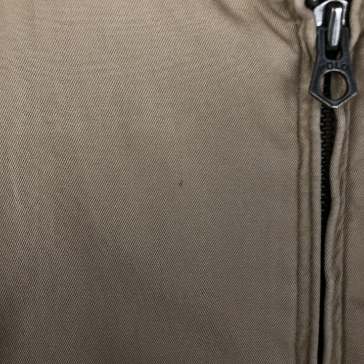 Ralph Lauren POLO by Ralph Lauren Swing Top Sports Jacket Men's XL cotton beige type brown Vintage Second Hand