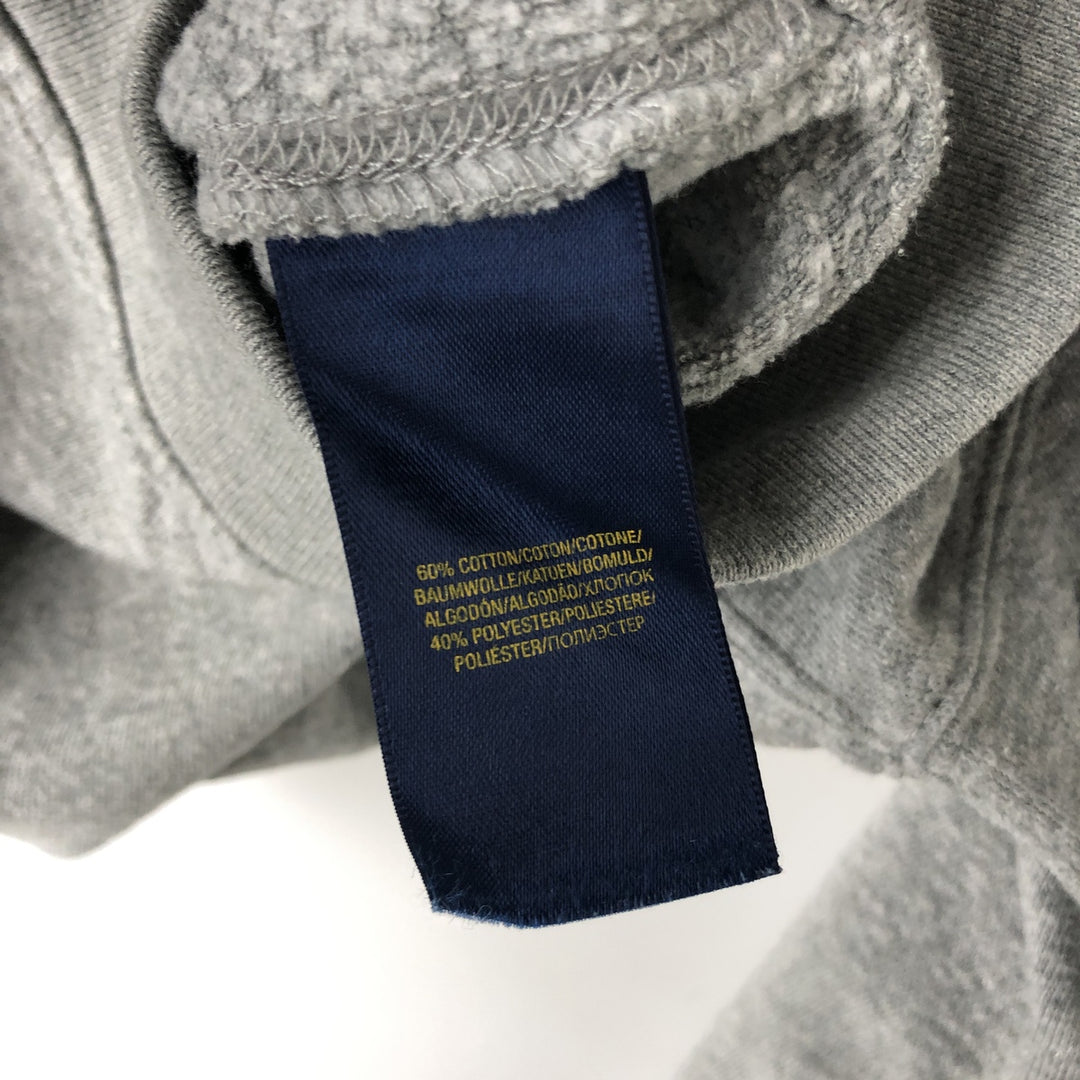 Ralph Lauren POLO RALPH LAUREN full-zip sweatshirt hoodie, women's size L cotton gray type Vintage Second Hand