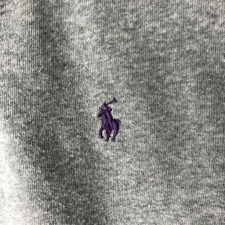 Ralph Lauren POLO RALPH LAUREN full-zip sweatshirt hoodie, women's size L cotton gray type Vintage Second Hand