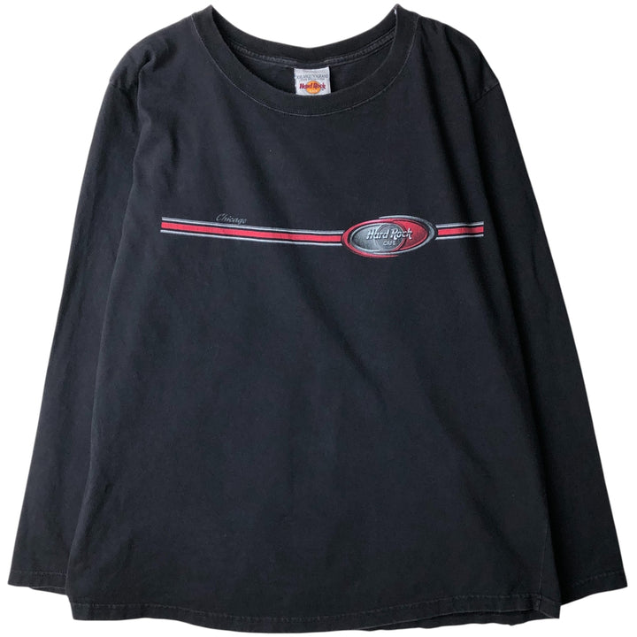 Oversized 90'S Hard Rock Cafe T-shirt, Made in USA, Men's XXXL, Vintage cotton black type Vintage Second Hand