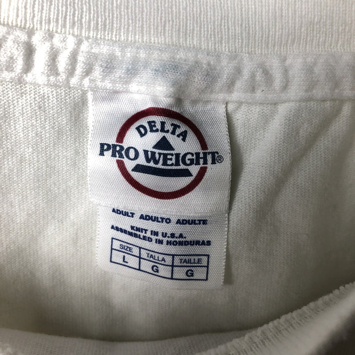 Delta Bose Advertising Long Sleeve T-Shirt, Men's Size L cotton black type Vintage Second Hand