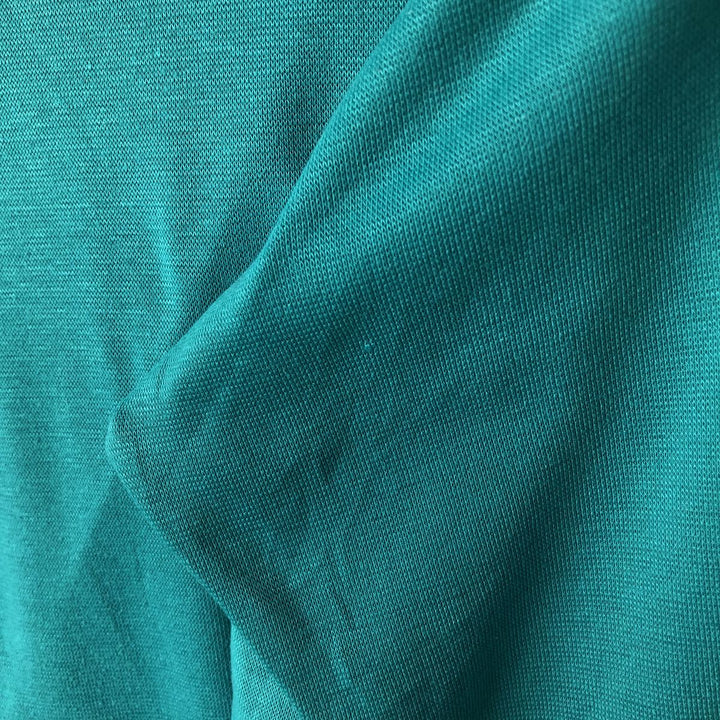 90s-00'S Vintage LLBean Long Sleeve T-Shirt, Made in USA, Men's Size Medium Polyurethane turquoise blue Vintage Second Hand