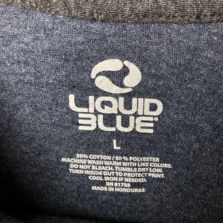 LIQUID BLUE AC cotton blue type Vintage Second Hand