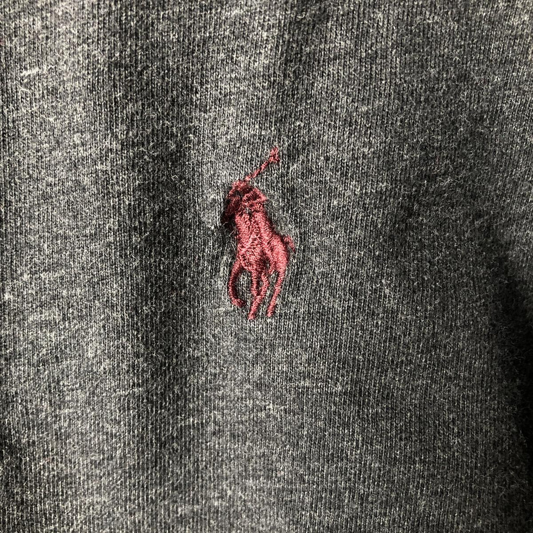 Ralph Lauren POLO by Ralph Lauren long-sleeved T-shirt, men's size XL cotton Charcoal Vintage Second Hand
