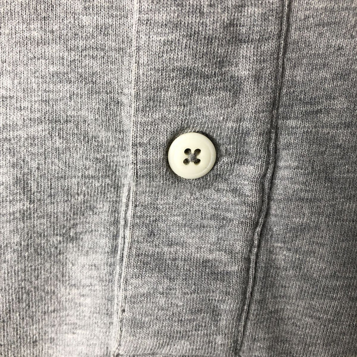 Vintage 90'S Ralph Lauren POLO SPORT Henley-neck long-sleeved T-shirt, size XL, men's unclear gray type Vintage Second Hand