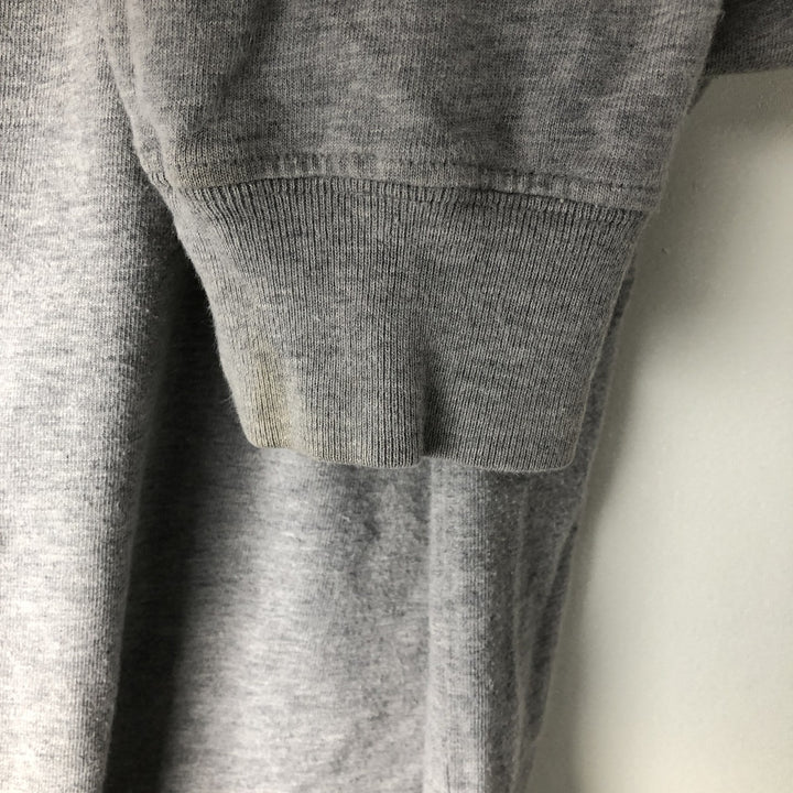 Vintage 90'S Ralph Lauren POLO SPORT Henley-neck long-sleeved T-shirt, size XL, men's unclear gray type Vintage Second Hand