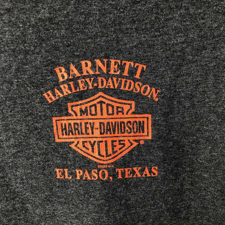 Harley-Davidson Full-Zip Sweatshirt, Men's XL cotton Charcoal Vintage Second Hand