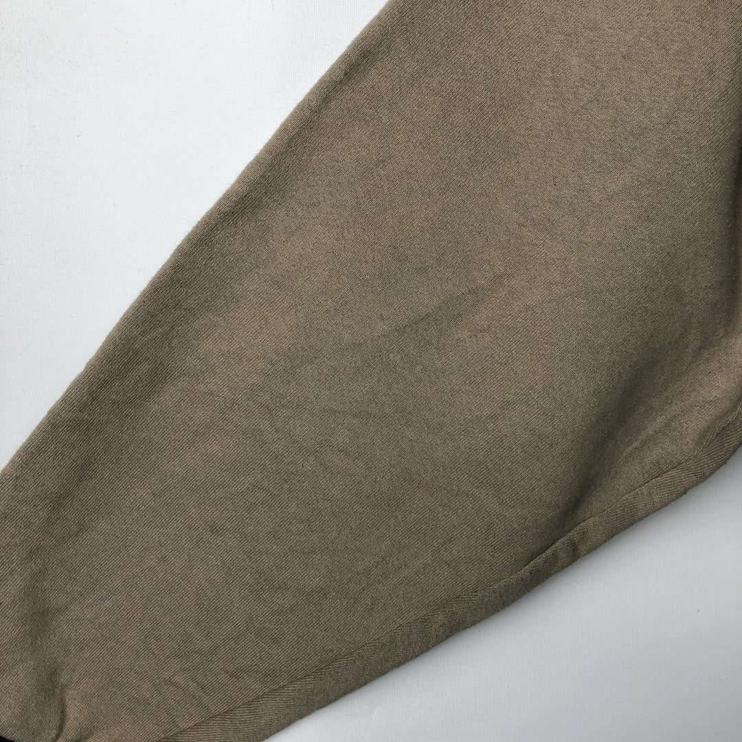 80s-90'S Jerzees Plain Blank Sweatshirt Trainer Made in USA Men's XL Vintage cotton Beige type Vintage Second Hand