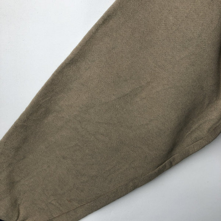 80s-90'S Jerzees Plain Blank Sweatshirt Trainer Made in USA Men's XL Vintage cotton Beige type Vintage Second Hand