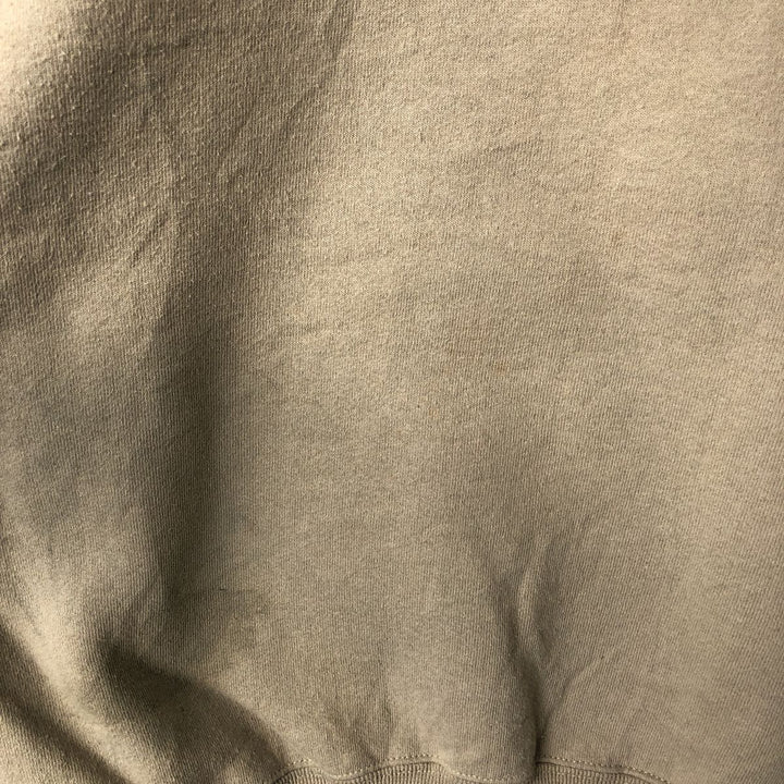 80s-90'S Jerzees Plain Blank Sweatshirt Trainer Made in USA Men's XL Vintage cotton Beige type Vintage Second Hand