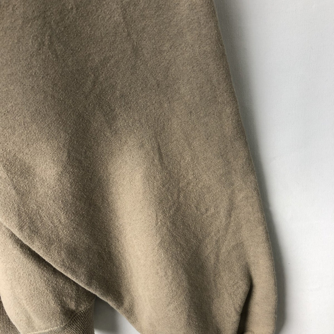 80s-90'S Jerzees Plain Blank Sweatshirt Trainer Made in USA Men's XL Vintage cotton Beige type Vintage Second Hand