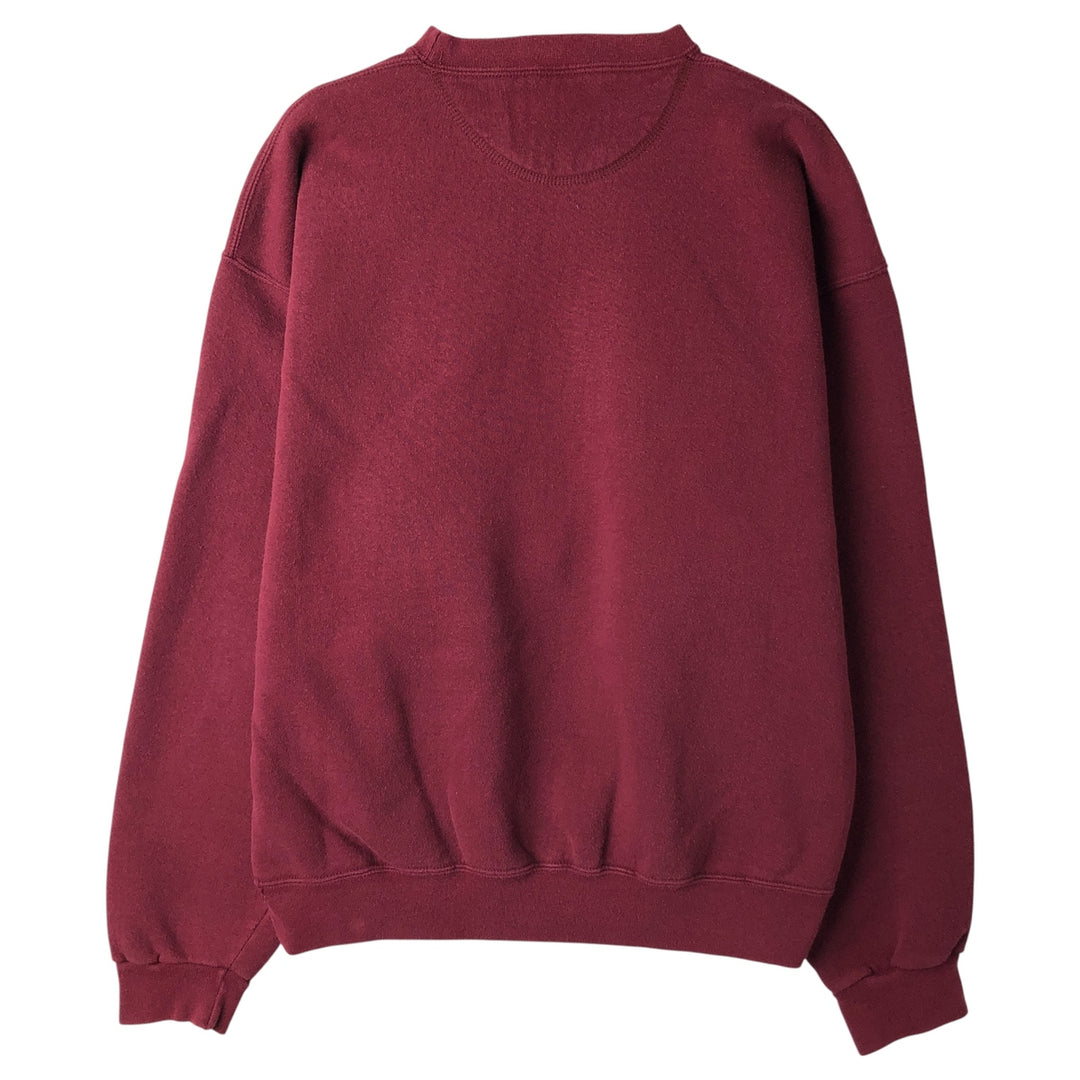Vintage 90'S OARSMAN college sweatshirt, made in the USA, size L, men's cotton wine-red Vintage Second Hand