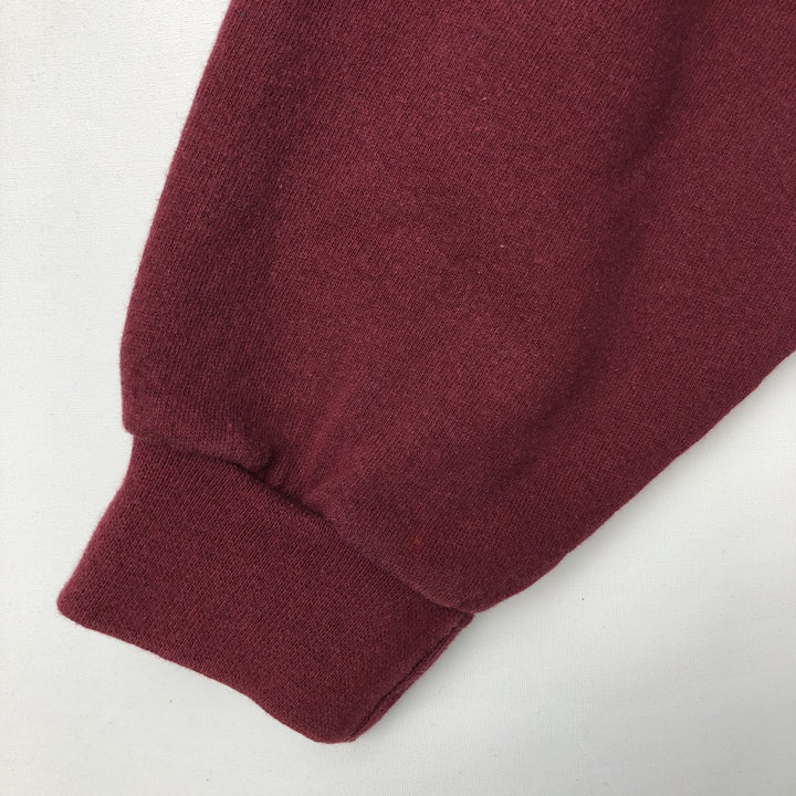 Vintage 90'S OARSMAN college sweatshirt, made in the USA, size L, men's cotton wine-red Vintage Second Hand