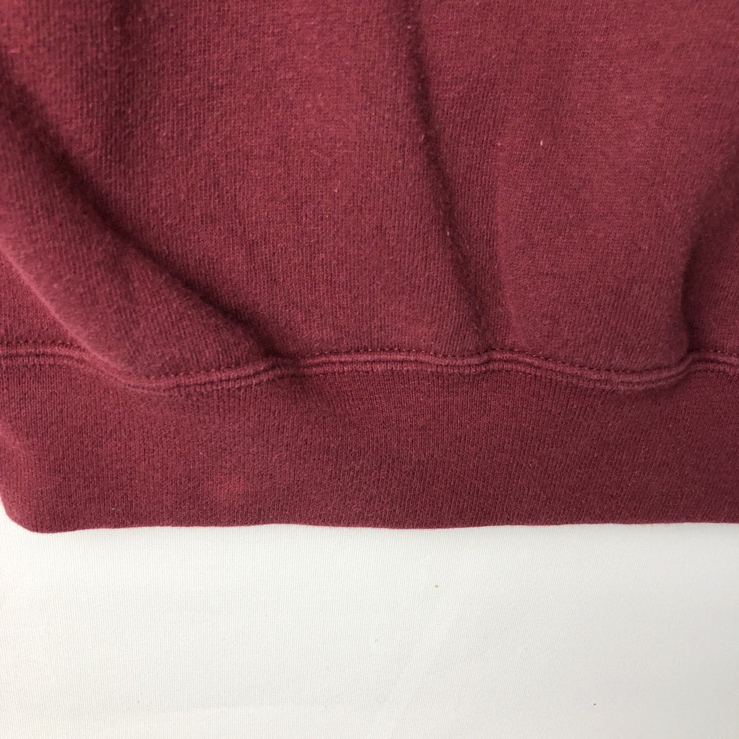 Vintage 90'S OARSMAN college sweatshirt, made in the USA, size L, men's cotton wine-red Vintage Second Hand
