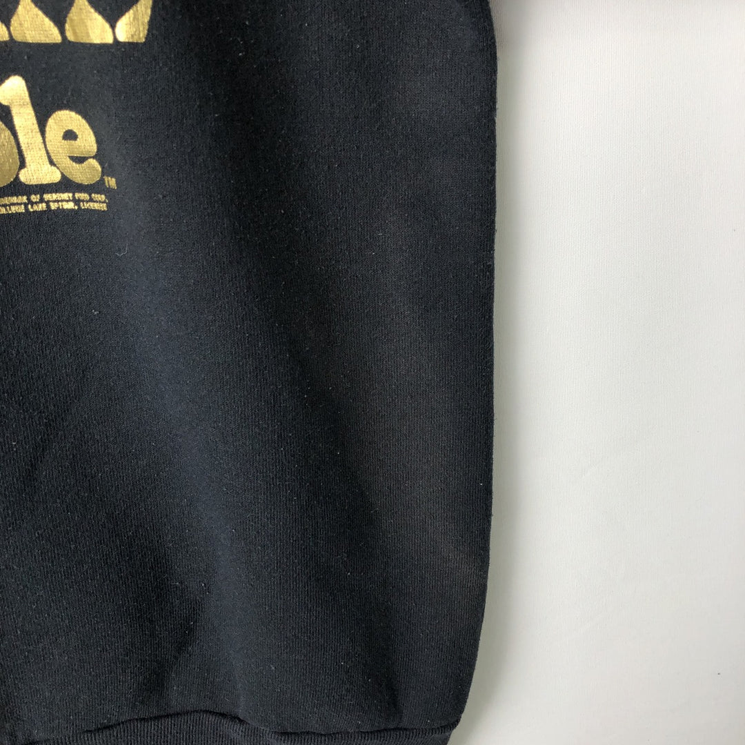 HERSHEY'S Advertising Sweatshirt, Men's Size Medium unclear black type Vintage Second Hand