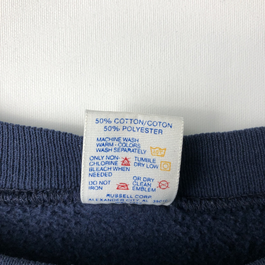 Vintage 80s-90'S Jersey Pepsi Cola Advertising Sweatshirt, Made in USA, Men's Size L cotton navy blue type Vintage Second Hand