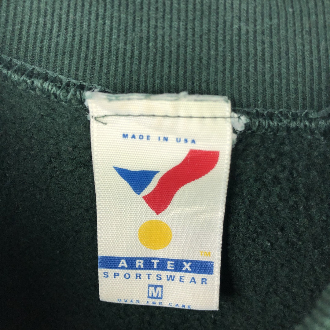 Vintage 90'S Altex Green Bay Packers logo sweatshirt, Made in USA, Men's size M polyester green type Vintage Second Hand